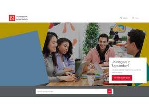 The London School of Economics and Political Science's official website homepage screenshot