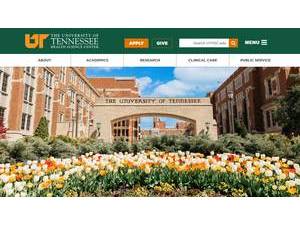 The University of Tennessee Health Science Center's official website homepage screenshot