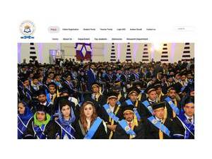 Tolo-e-Aftab Institute of Higher Education's official website homepage screenshot