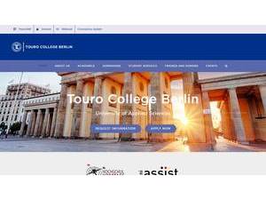 Touro University Berlin's official website homepage screenshot