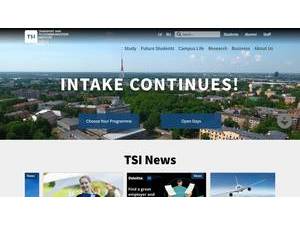 Transport and Telecommunication Institute's official website homepage screenshot