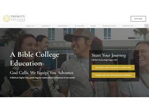 Trinity College of Florida's official website homepage screenshot