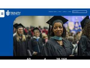 Trinity International University's official website homepage screenshot