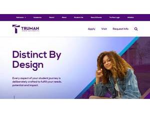 Truman State University's official website homepage screenshot