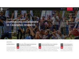 Tshwane University of Technology's official website homepage screenshot