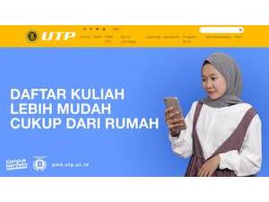 Tunas Pembangunan University's official website homepage screenshot