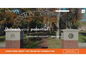 Union Commonwealth University's official website homepage screenshot