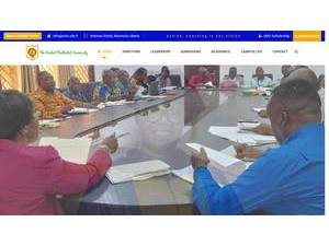 United Methodist University's official website homepage screenshot