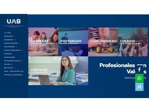 Universidad Adventista de Bolivia's official website homepage screenshot