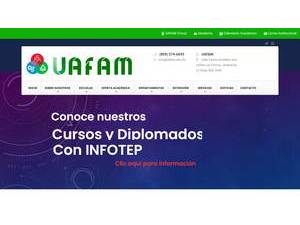 Universidad Agroforestal Fernando Arturo de Meriño's official website homepage screenshot