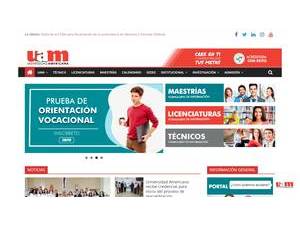 Universidad Americana, Panama's official website homepage screenshot