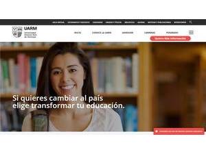 Universidad Antonio Ruiz de Montoya's official website homepage screenshot