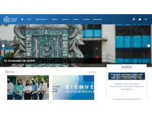 Universidad Autónoma de Nayarit's official website homepage screenshot