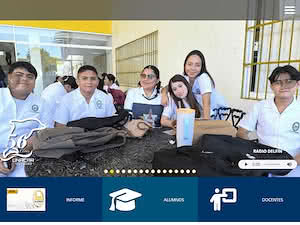 Universidad Autónoma del Carmen's official website homepage screenshot