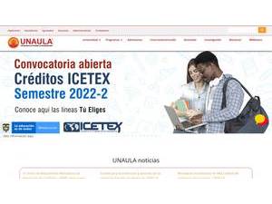 Universidad Autónoma Latinoamericana's official website homepage screenshot