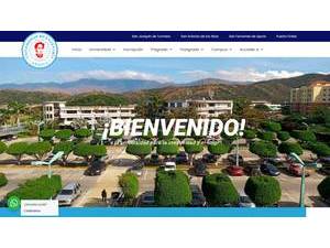 Universidad Bicentenaria de Aragua's official website homepage screenshot