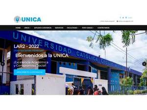 Universidad Católica Cecilio Acosta's official website homepage screenshot