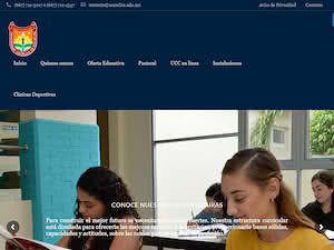 Universidad Catolica de Culiacan A.C.'s official website homepage screenshot