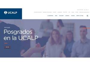 Universidad Católica de La Plata's official website homepage screenshot