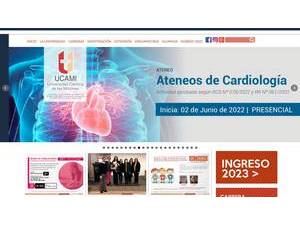 Universidad Católica de las Misiones's official website homepage screenshot