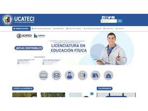 Universidad Católica del Cibao's official website homepage screenshot
