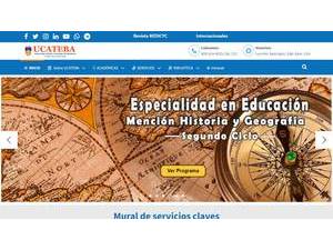 Universidad Católica Tecnológica de Barahona's official website homepage screenshot