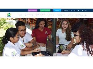 Universidad Central de Nicaragua's official website homepage screenshot