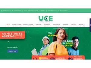 Universidad Central del Este's official website homepage screenshot