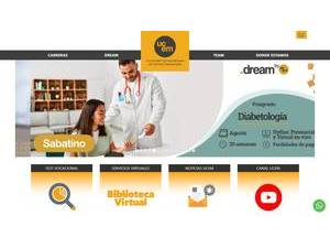 Universidad Centroamericana de Ciencias Empresariales's official website homepage screenshot