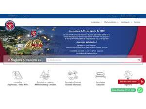 Universidad CESMAG's official website homepage screenshot