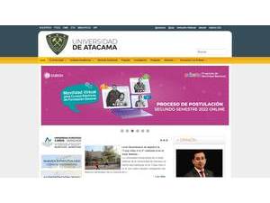 Universidad de Atacama's official website homepage screenshot