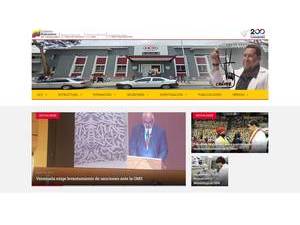 Universidad de Ciencias de la Salud's official website homepage screenshot