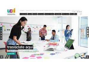 Universidad de Ciencias y Artes de América Latina's official website homepage screenshot