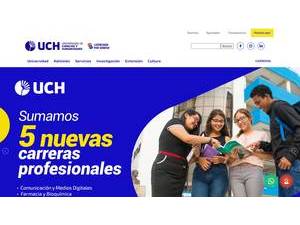 Universidad de Ciencias y Humanidades's official website homepage screenshot
