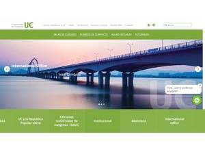 Universidad de Congreso's official website homepage screenshot