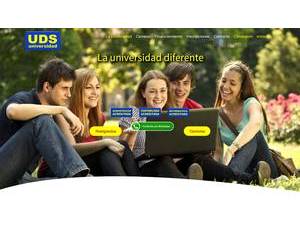 Universidad de Desarrollo Sustentable's official website homepage screenshot