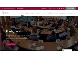 Universidad de Especialidades del Espíritu Santo's official website homepage screenshot