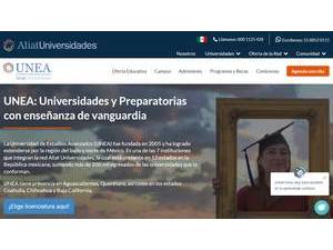 Universidad de Estudios Avanzados's official website homepage screenshot