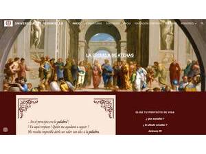 Universidad de Hermosillo A.C.'s official website homepage screenshot