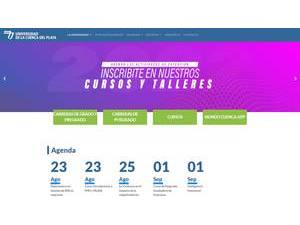 Universidad de la Cuenca del Plata's official website homepage screenshot
