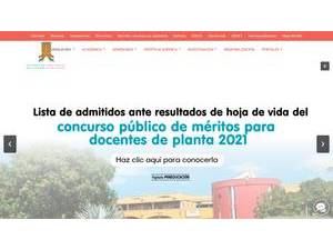 Universidad de La Guajira's official website homepage screenshot