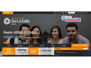 Universidad de la Salle Bajío A.C.'s official website homepage screenshot