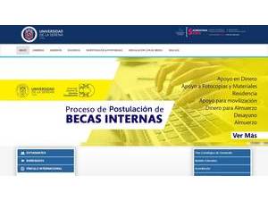 Universidad de La Serena's official website homepage screenshot
