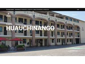 Universidad de la Sierra A.C.'s official website homepage screenshot