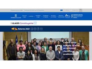 Universidad de los Lagos's official website homepage screenshot