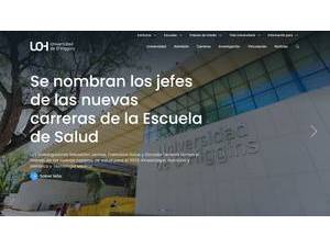 Universidad de O'Higgins's official website homepage screenshot