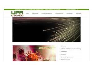Universidad de Puerto Rico en Utuado's official website homepage screenshot