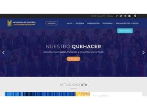 Universidad de Tarapacá's official website homepage screenshot