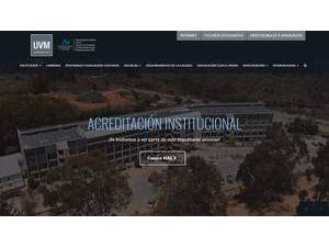 Universidad de Viña del Mar's official website homepage screenshot