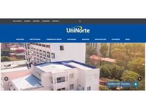 Universidad del Norte, Paraguay's official website homepage screenshot